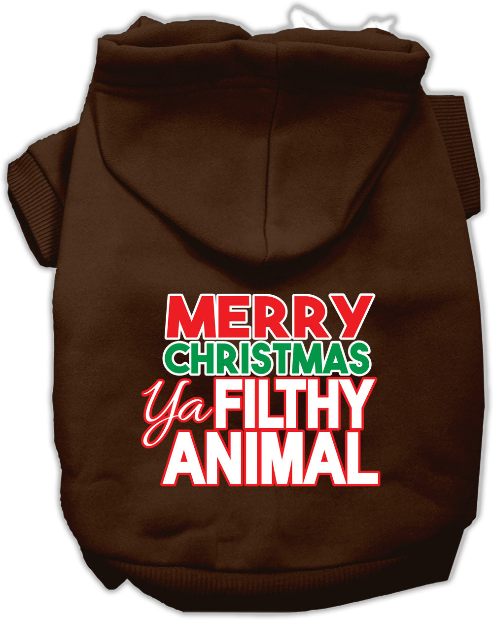 As You Wish Apparel – "Merry Christmas Ya Filthy Animal" Pet Hoodie