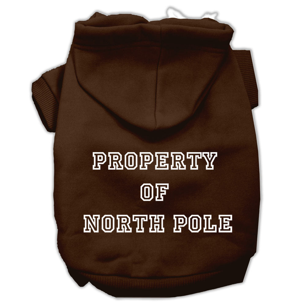 As You Wish Apparel – "Property of North Pole" Christmas Pet Hoodie