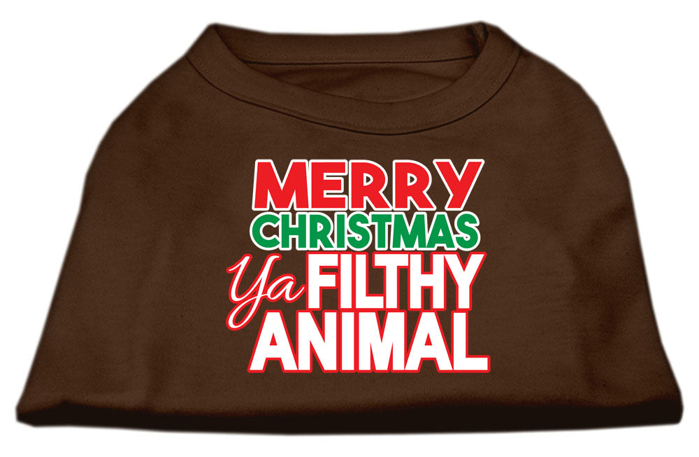 As You Wish Apparel – "Merry Christmas Ya Filthy Animal" Pet Shirt