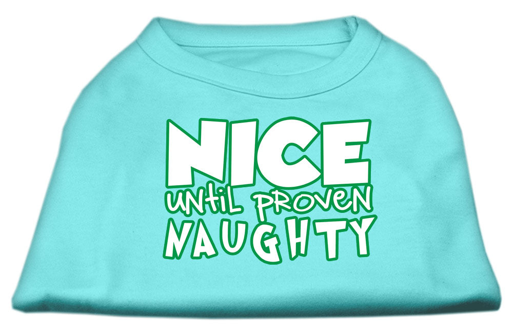 As You Wish Apparel – "Nice Until Proven Naughty" Christmas Pet Shirt