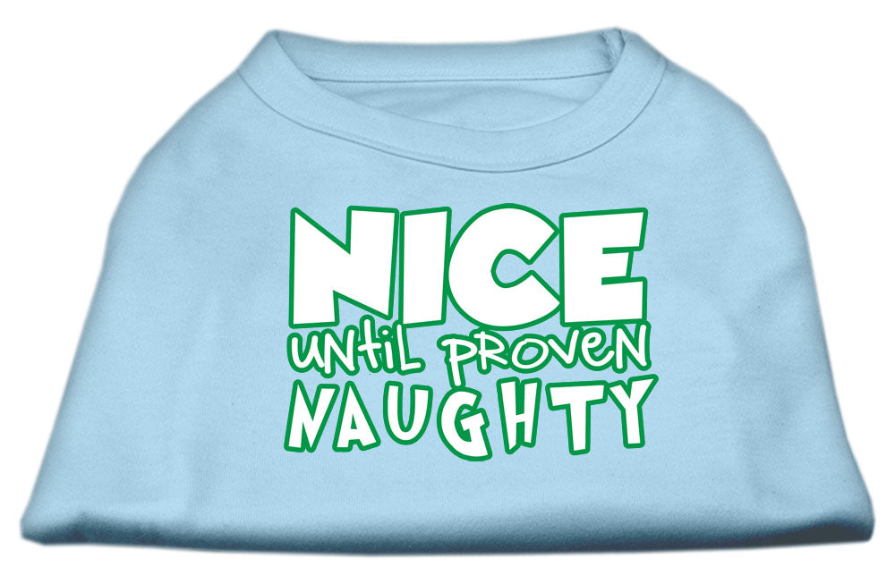 As You Wish Apparel – "Nice Until Proven Naughty" Christmas Pet Shirt