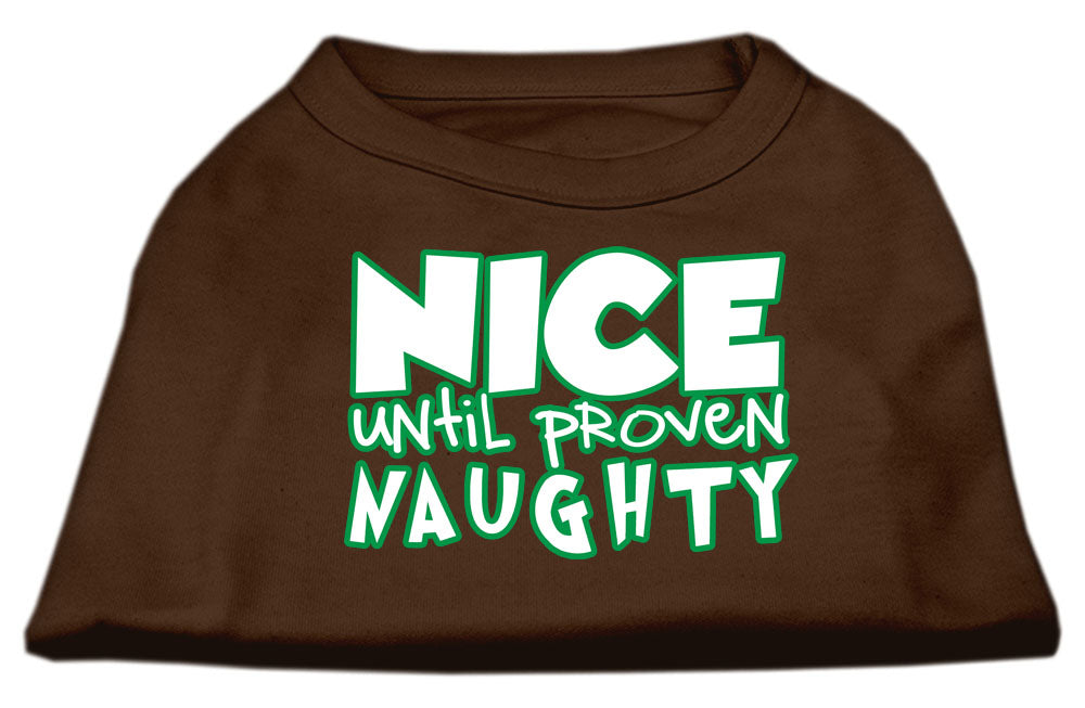 As You Wish Apparel – "Nice Until Proven Naughty" Christmas Pet Shirt