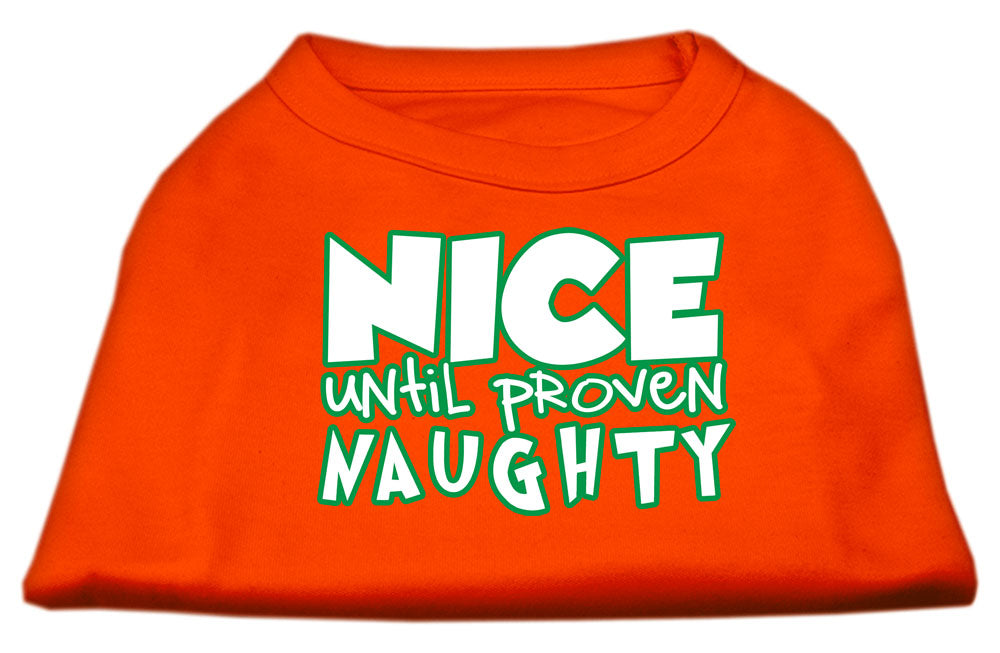 As You Wish Apparel – "Nice Until Proven Naughty" Christmas Pet Shirt