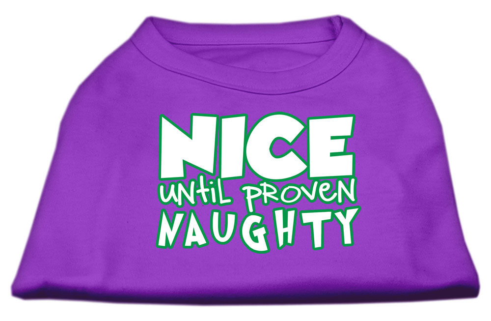 As You Wish Apparel – "Nice Until Proven Naughty" Christmas Pet Shirt