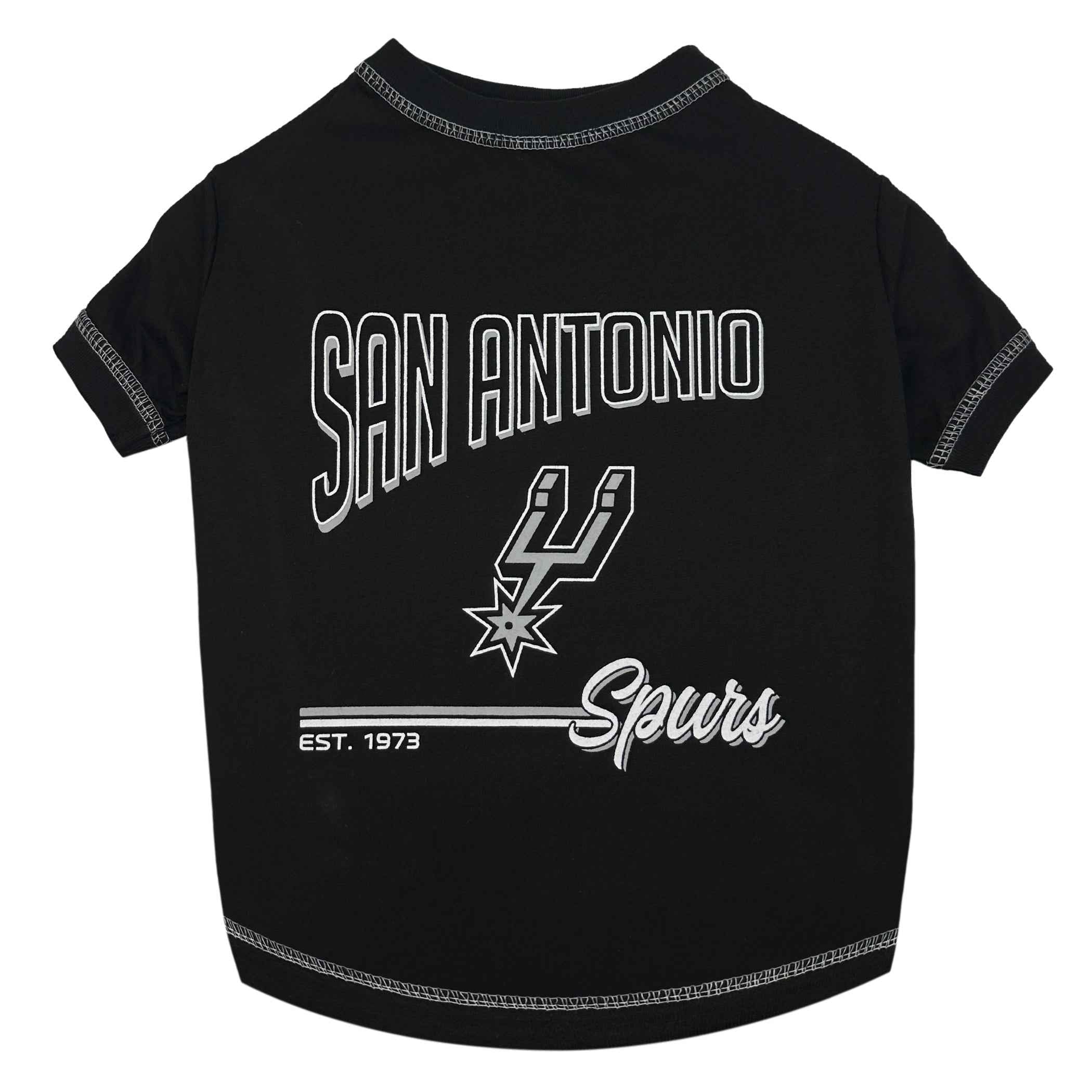 NBA San Antonio Spurs Bold City Text Dog T-Shirt
