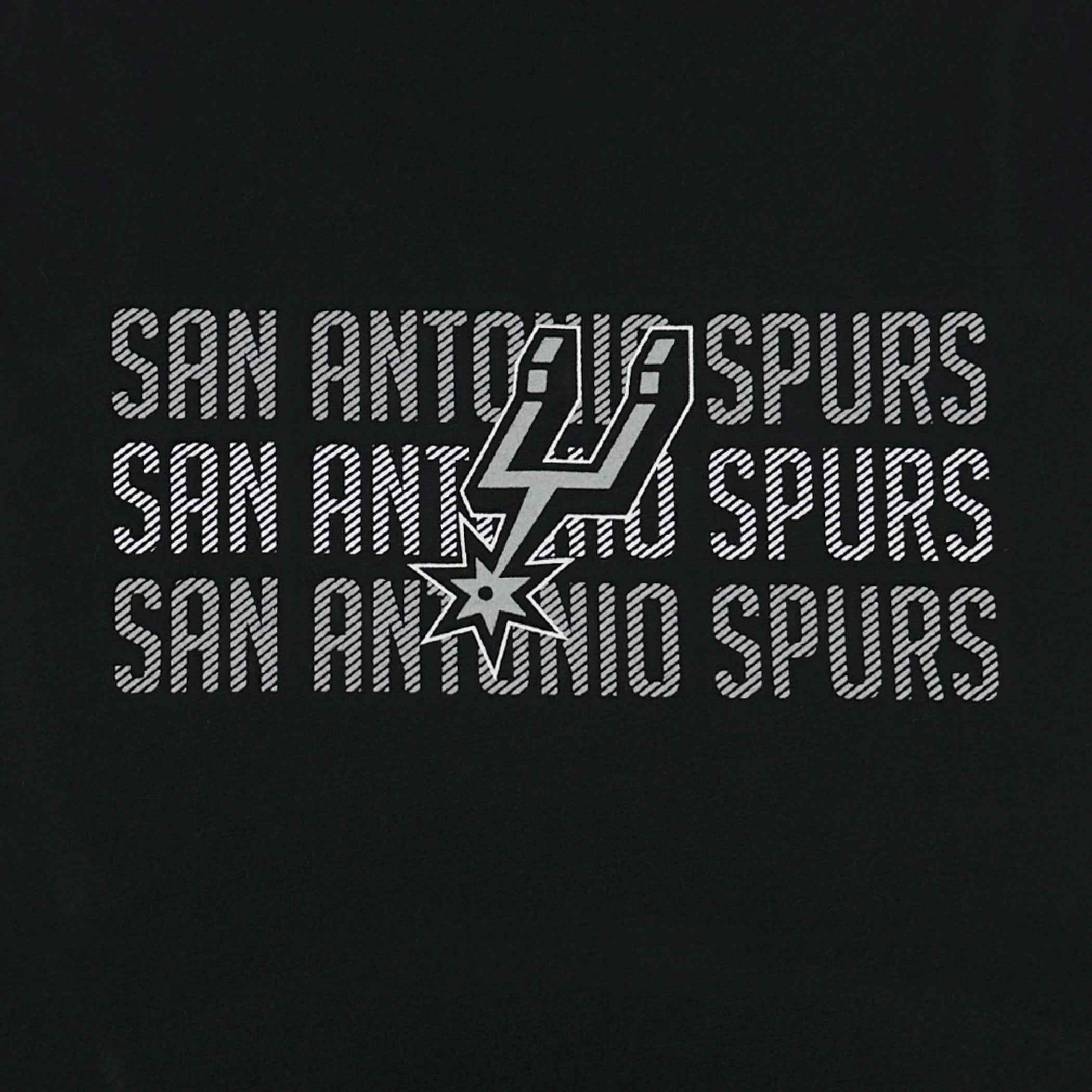 NBA San Antonio Spurs Striped Text Dog T-Shirt