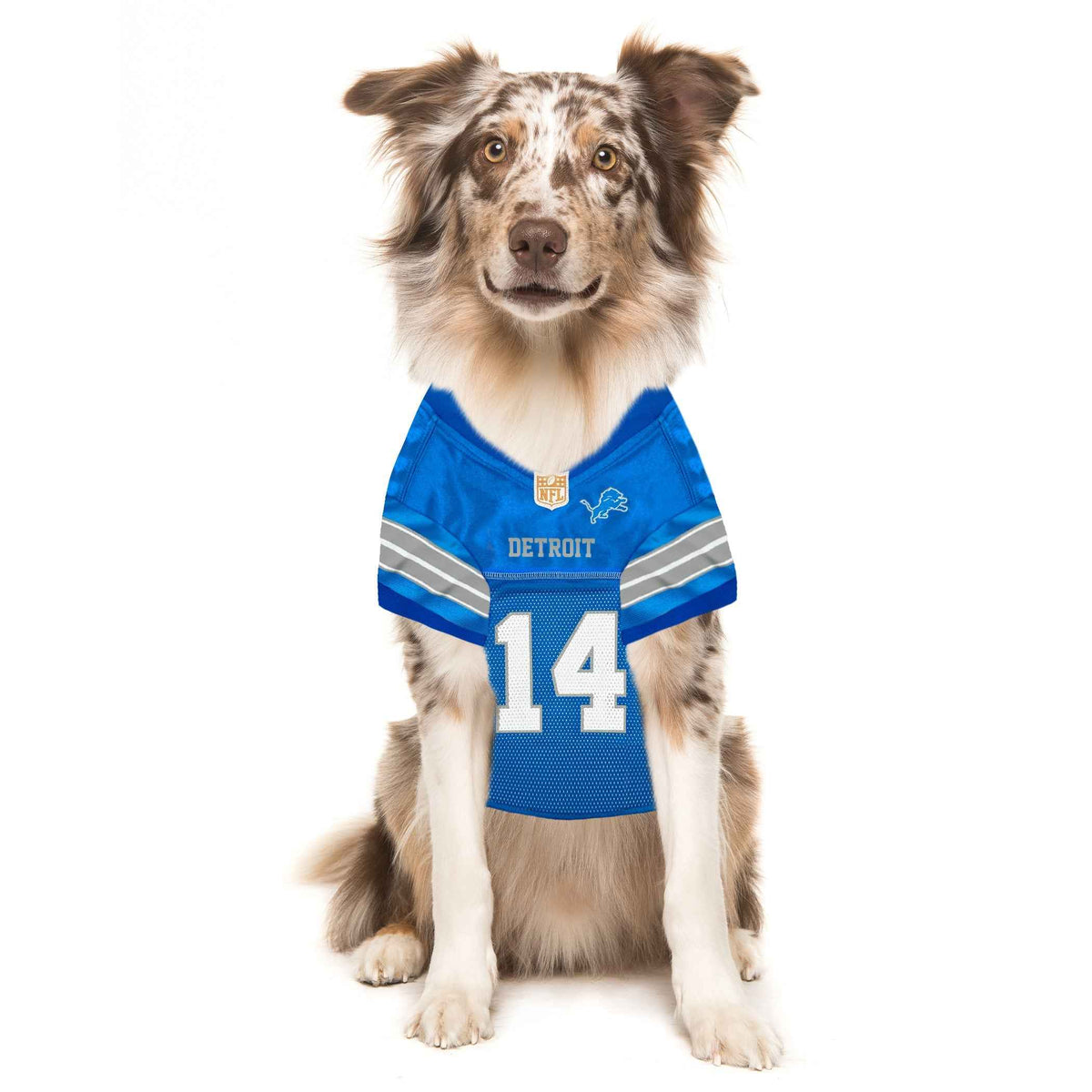 NFL Detroit Lions Amon-Ra St. Brown Striped Mesh Pet Jersey
