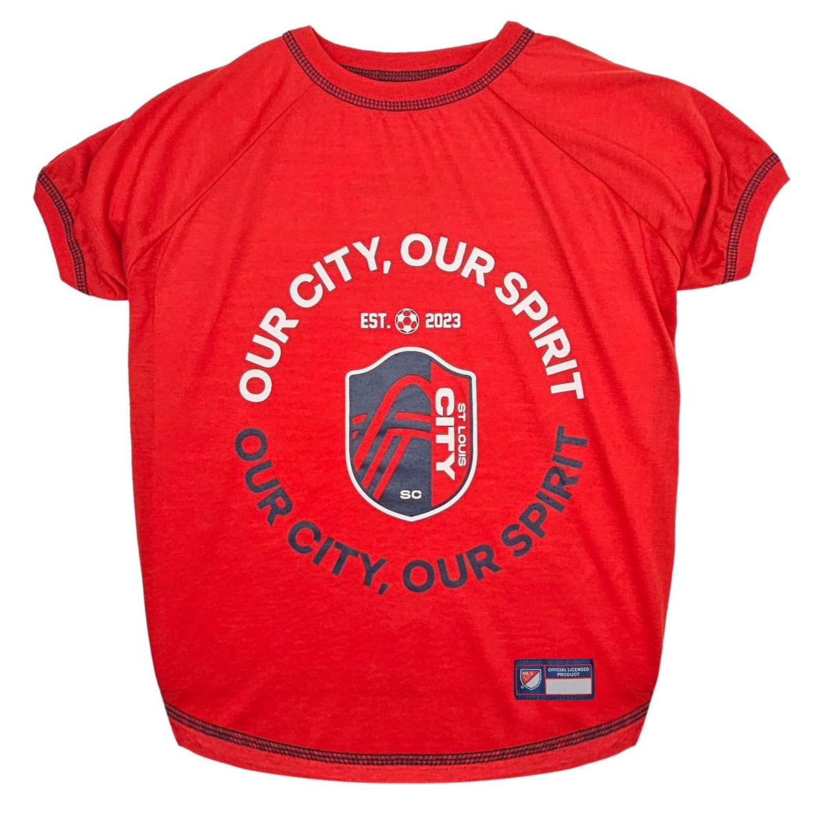 MLS St. Louis City Soccer Club Dog T-Shirt