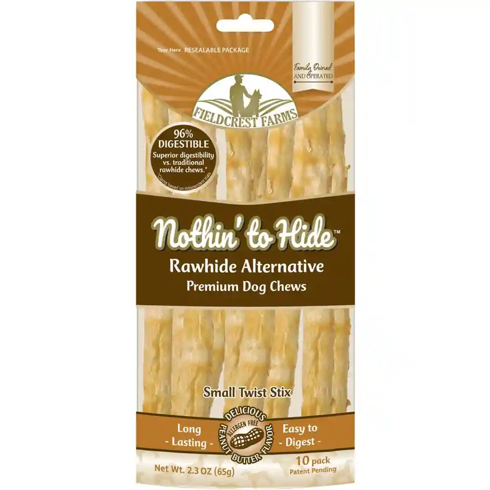 Nothin To Hide Small Twist Stix Peanut Butter (10ct) (2.3oz)