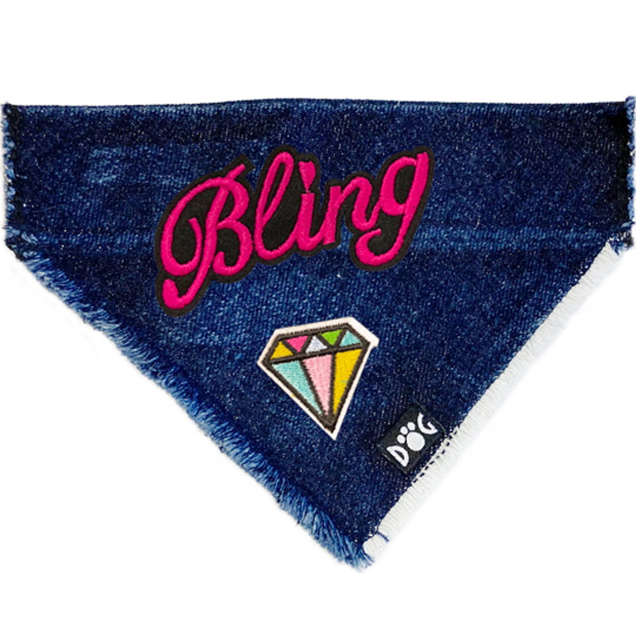 Bling Denim Bandana