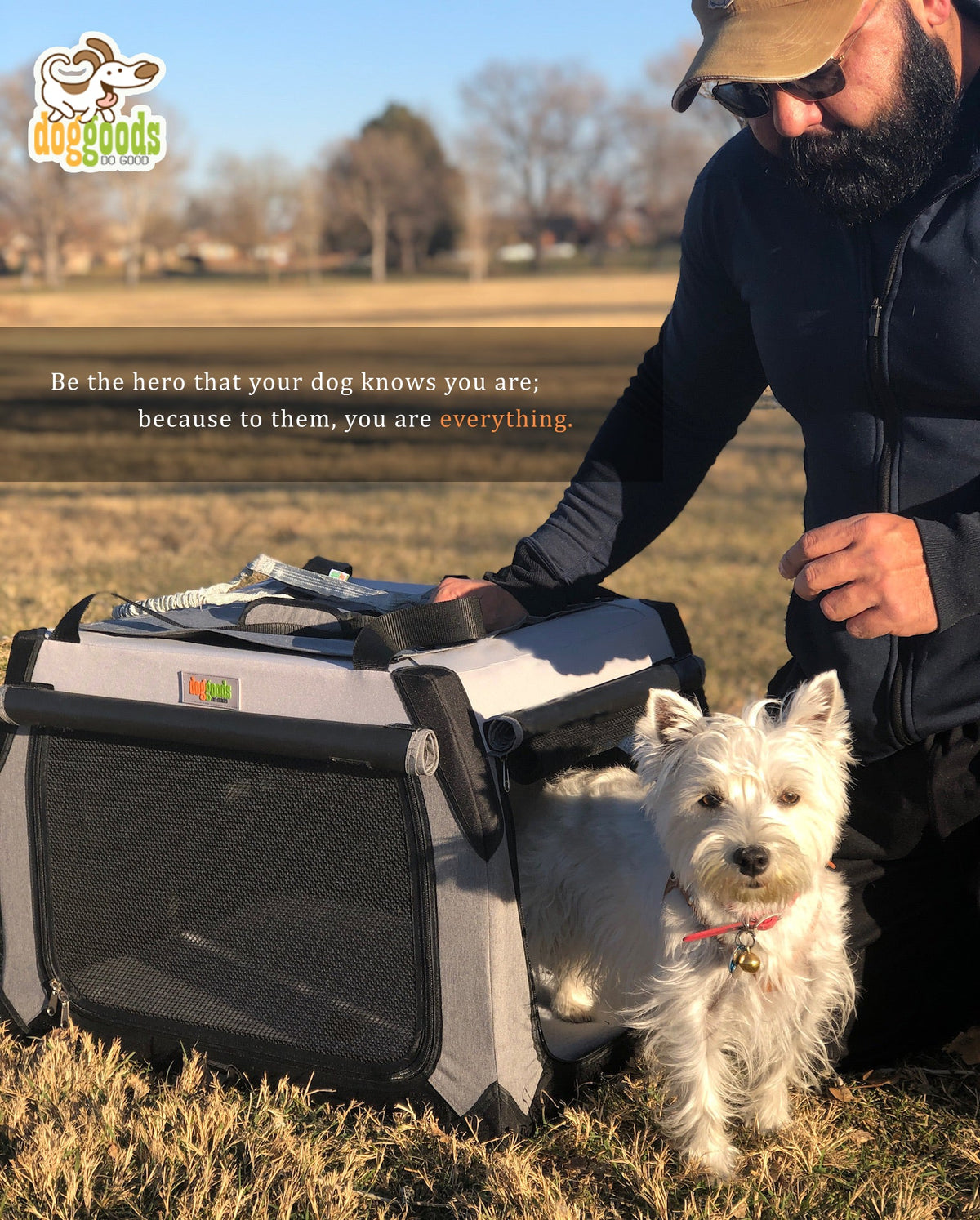 The Foldable Travel Dog Crate By DogGoods