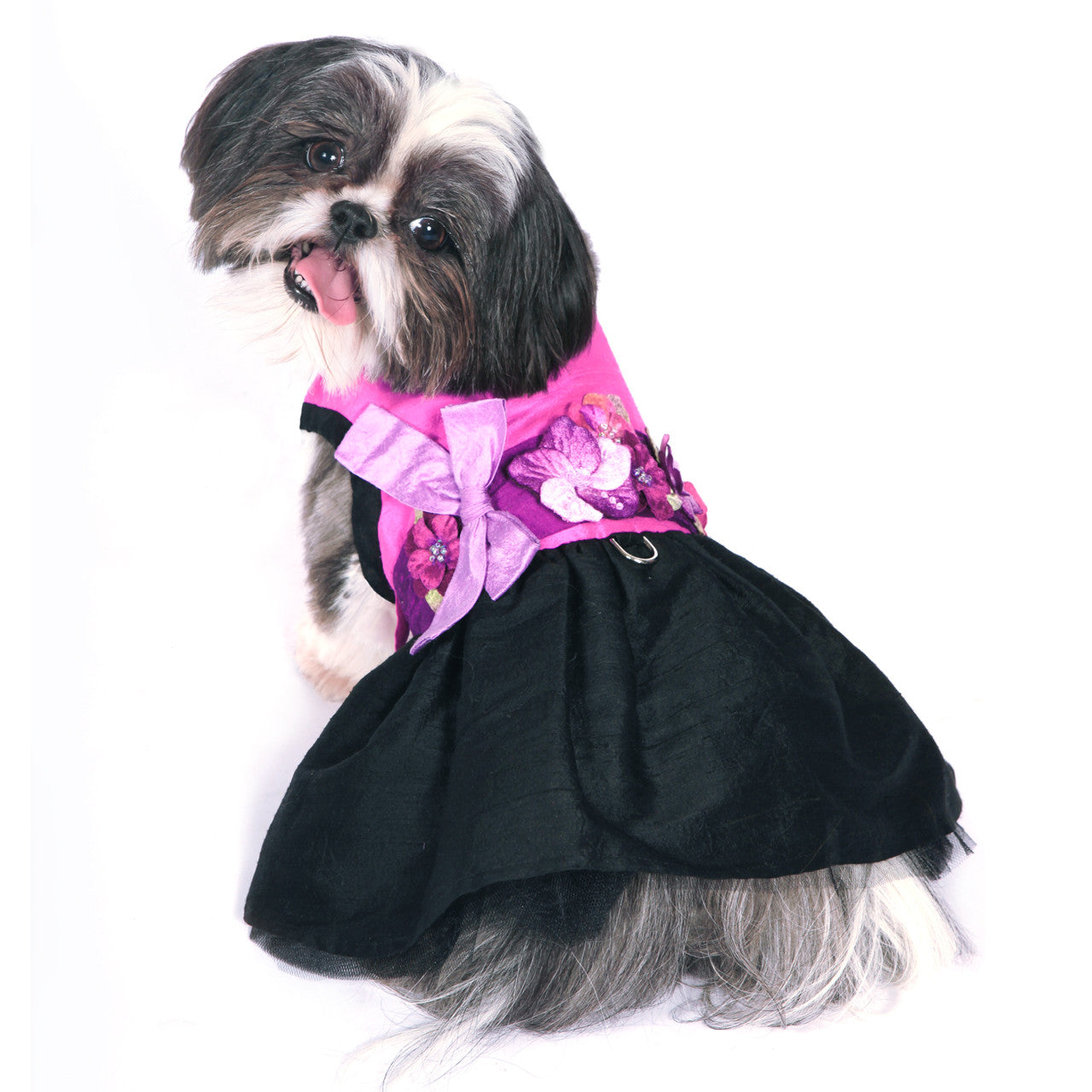 The Kaitlyn Silk Dog Harness Dress