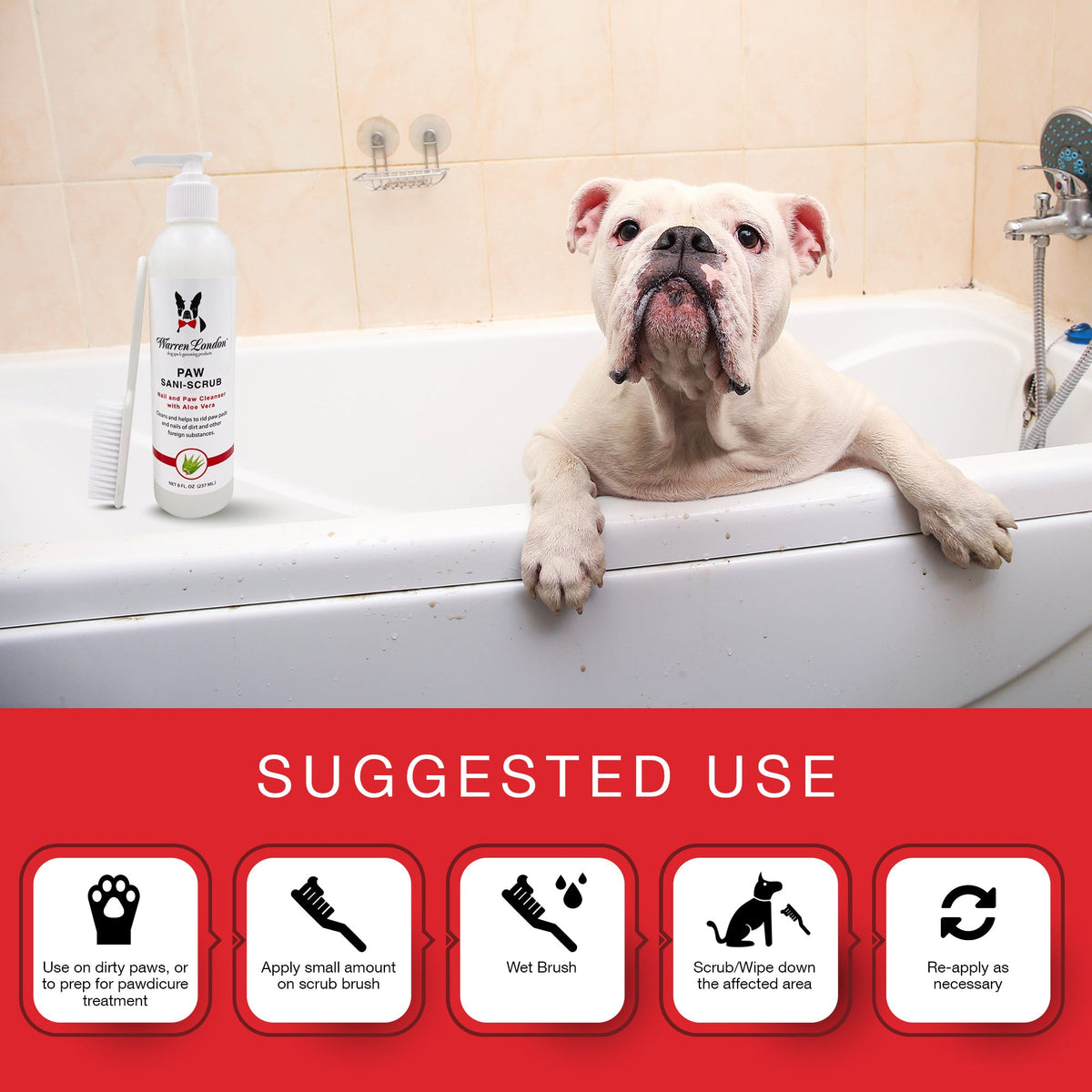 Paw Sani-Scrub - Paw and Nail Cleanser | HT Animal Supply