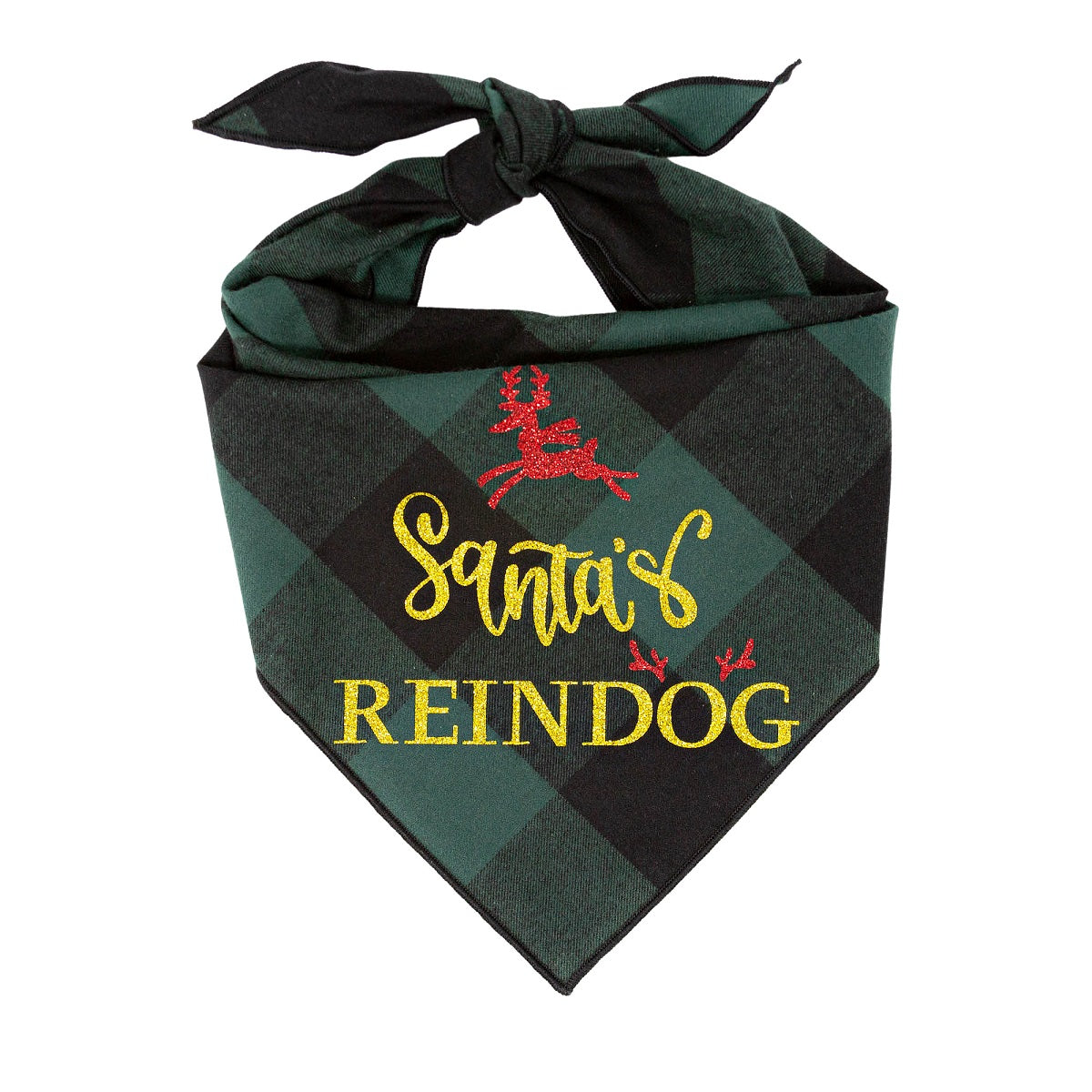 Santas Reindog Christmas Dog Bandana