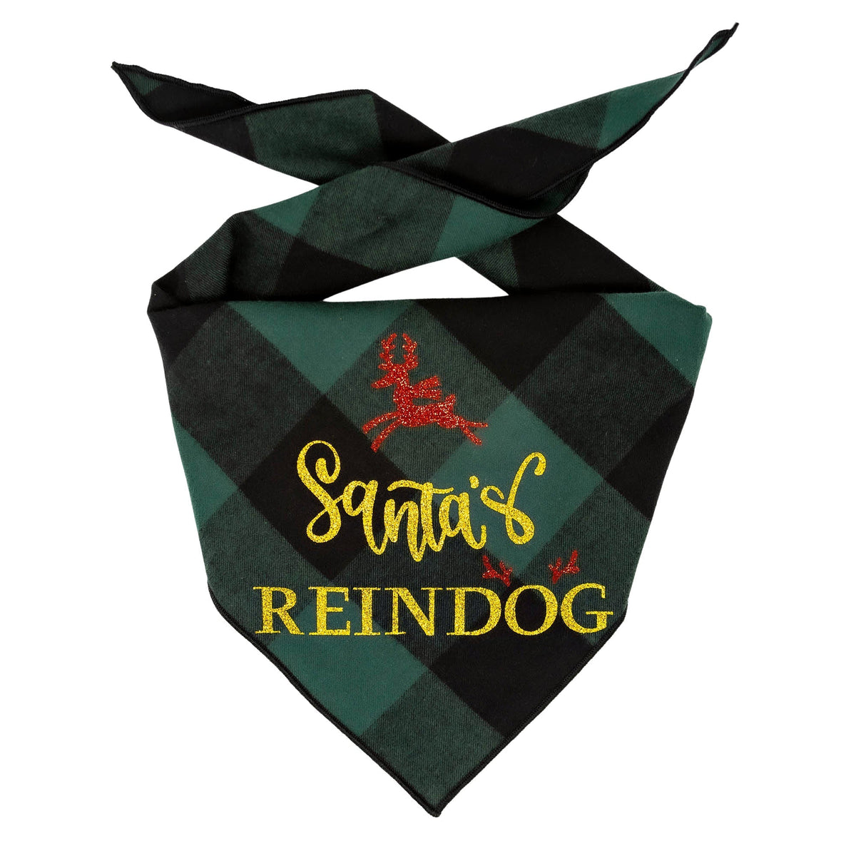 Santas Reindog Christmas Dog Bandana