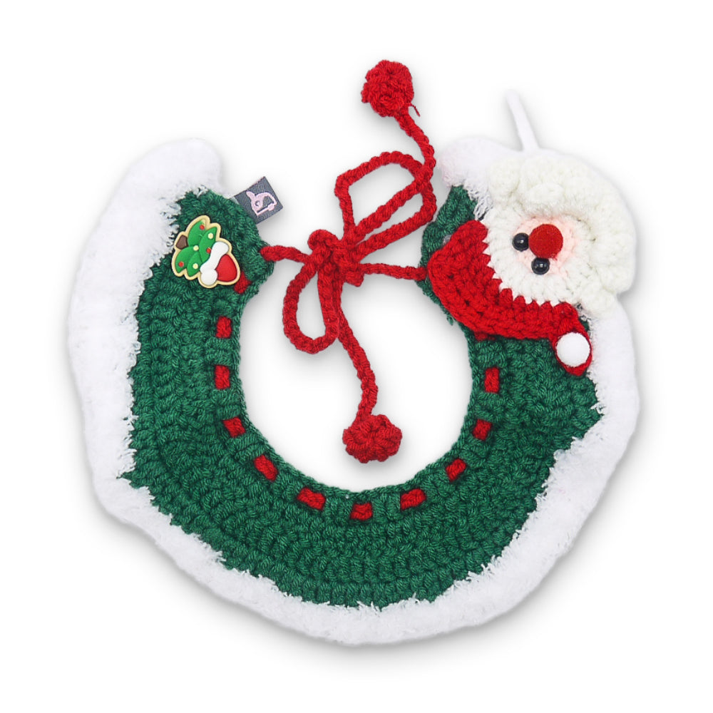 DOGO Santa Crochet Dog Collar
