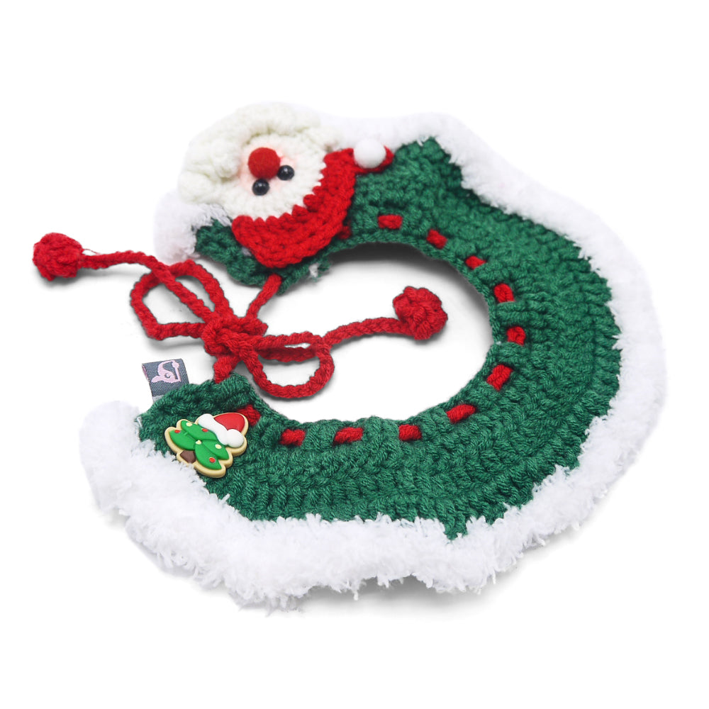 DOGO Santa Crochet Dog Collar