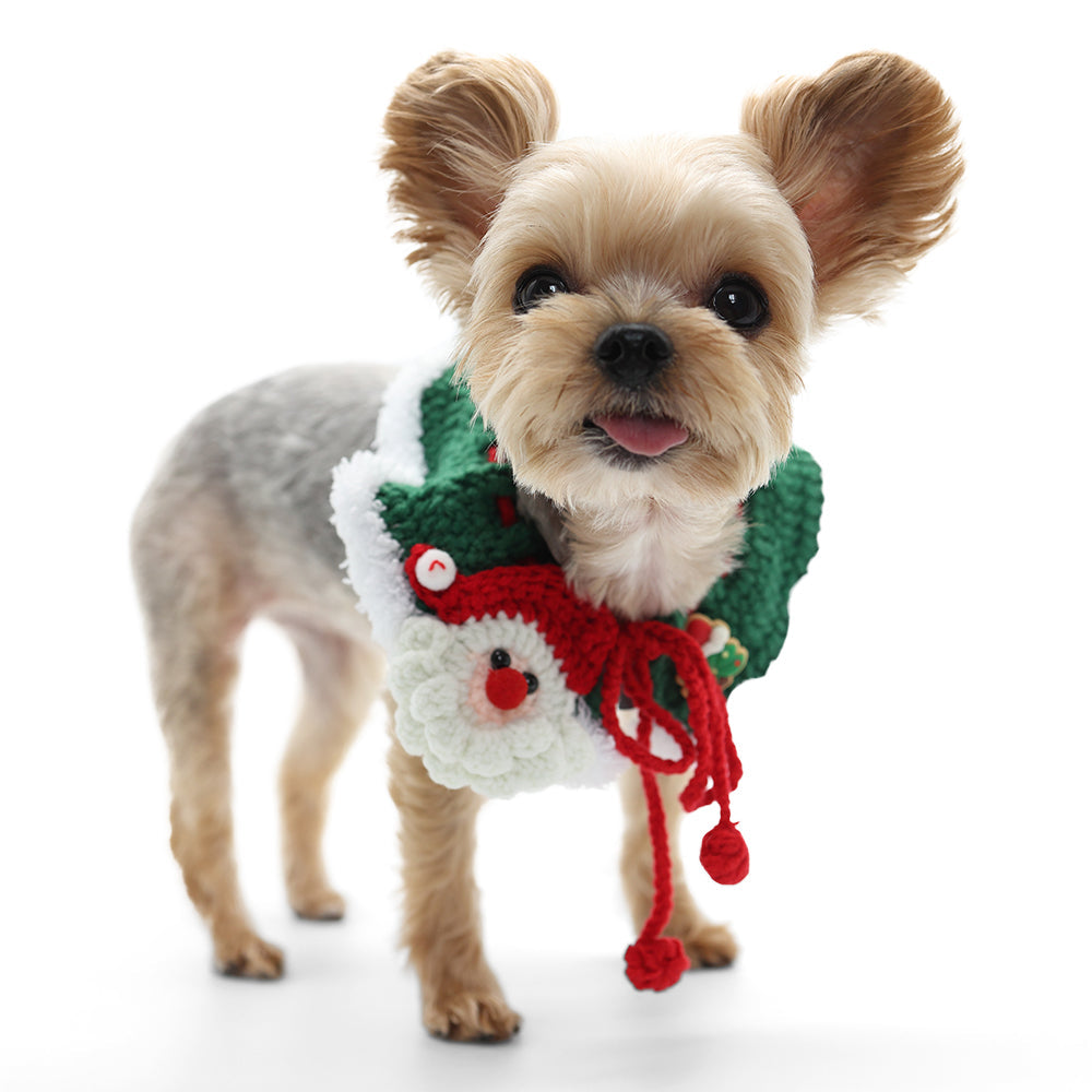 DOGO Santa Crochet Dog Collar