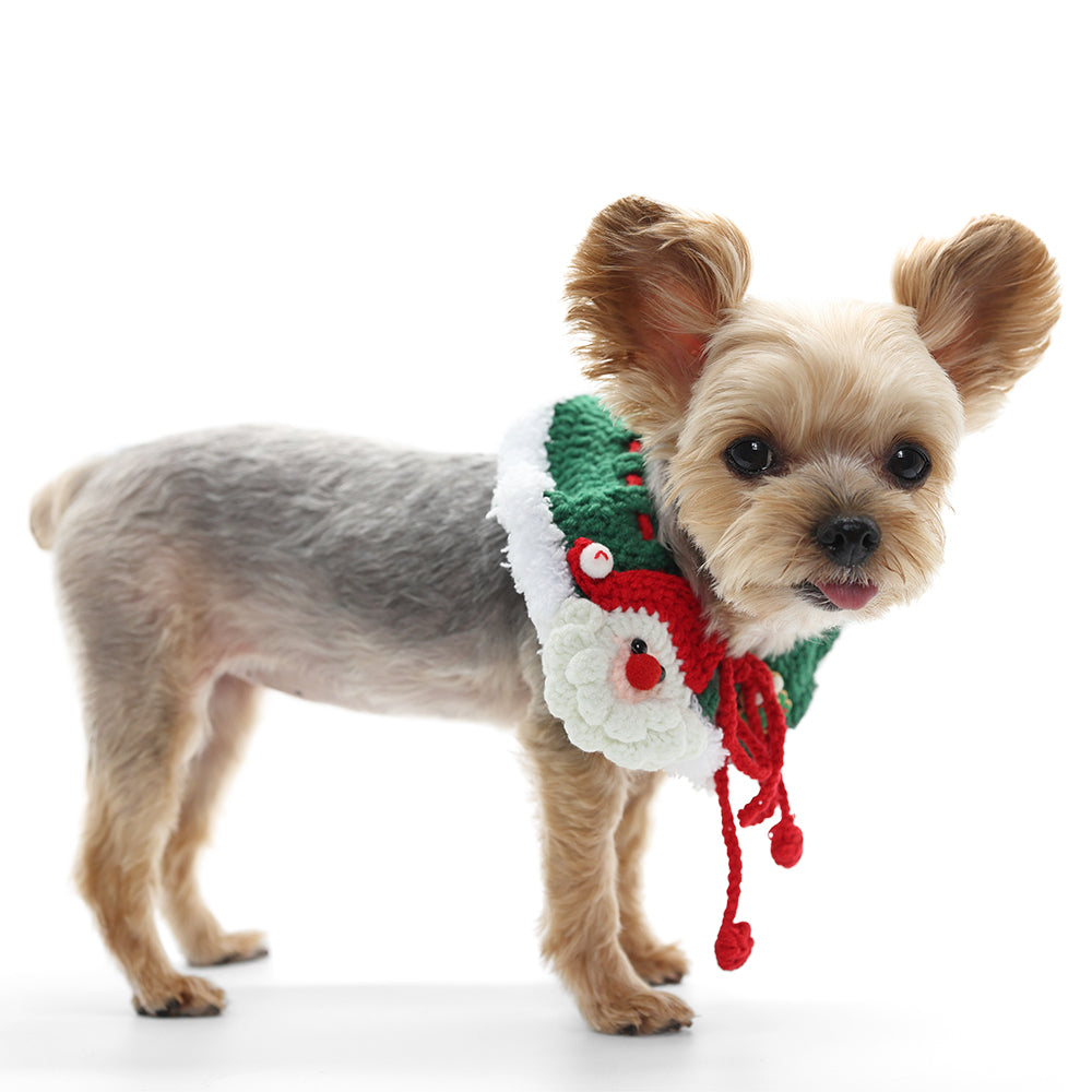 DOGO Santa Crochet Dog Collar