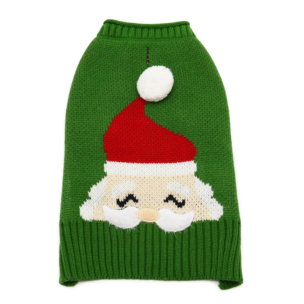 DOGO Santa Face Dog Sweater