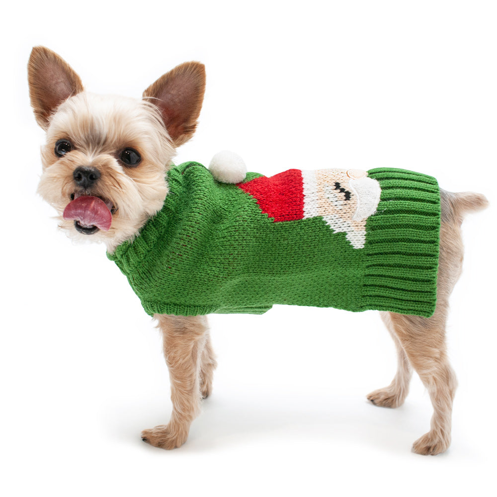 DOGO Santa Face Dog Sweater