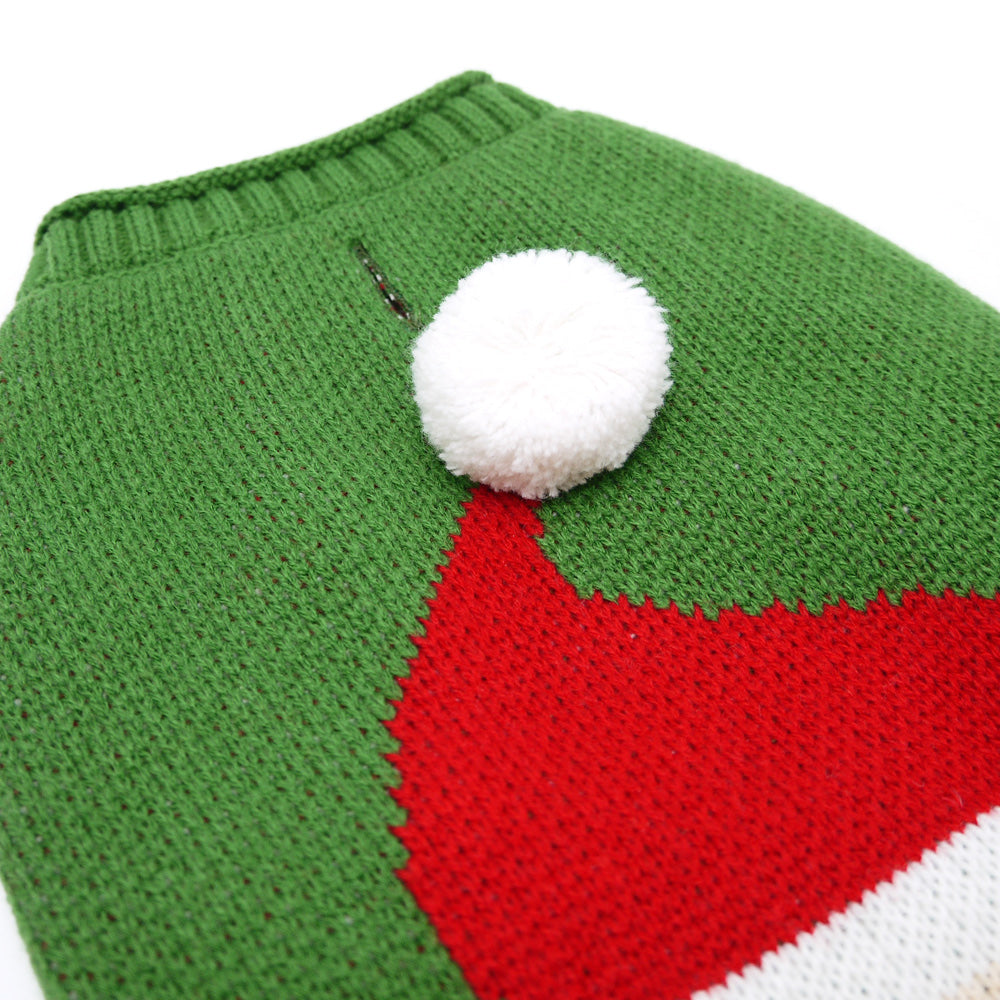 DOGO Santa Face Dog Sweater