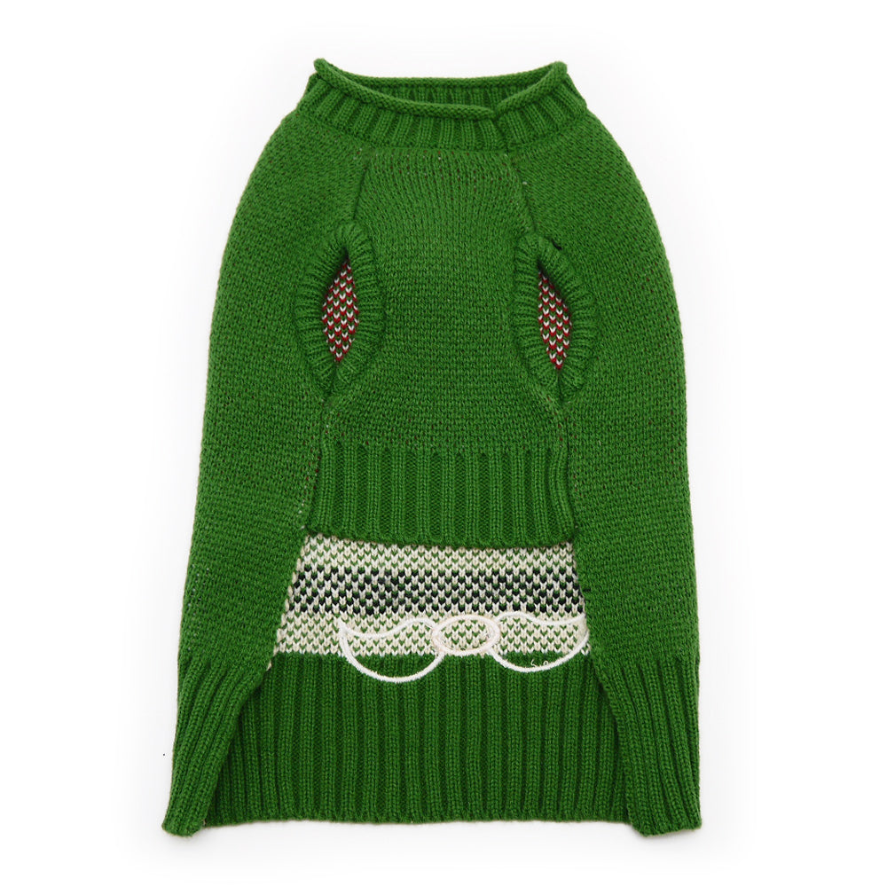 DOGO Santa Face Dog Sweater