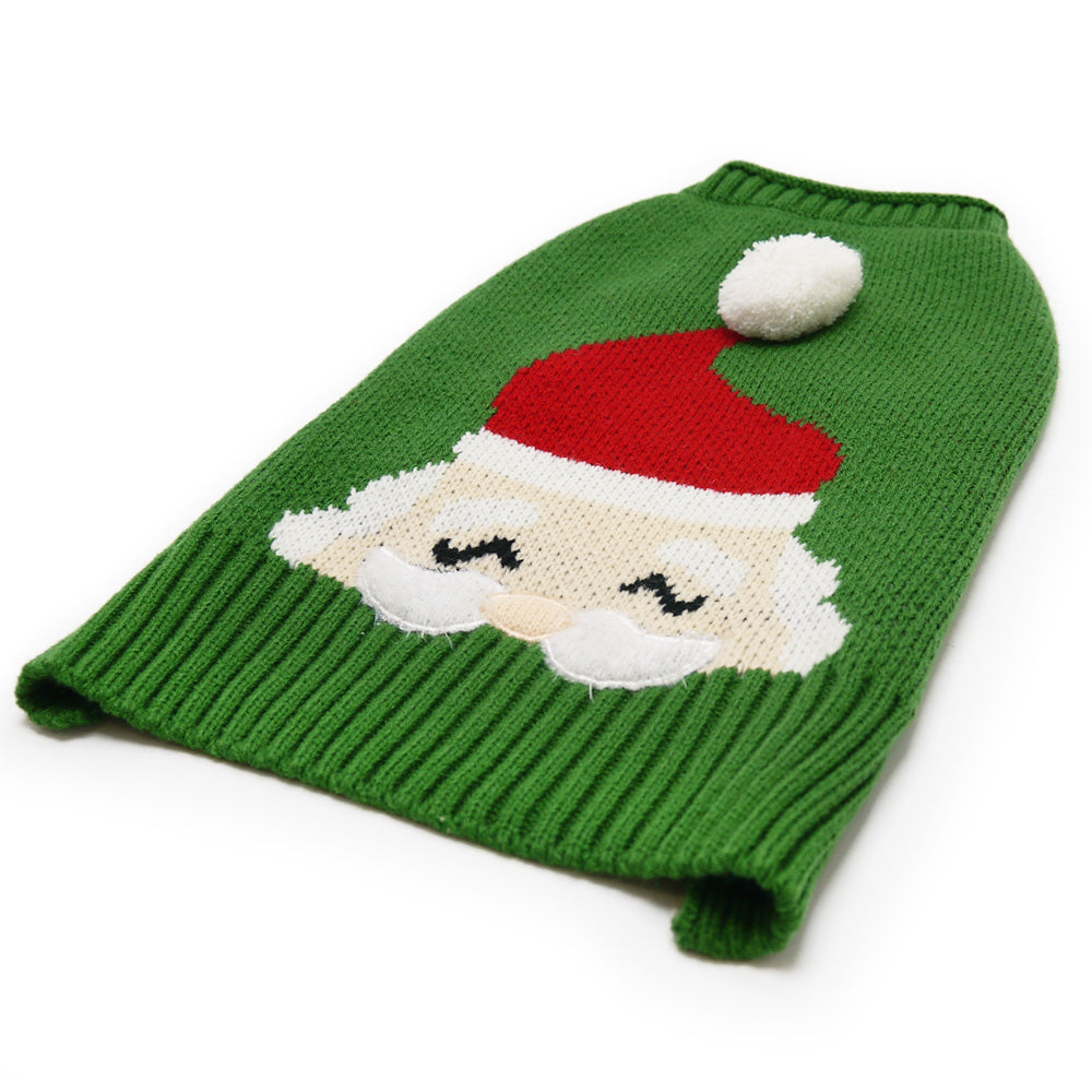 DOGO Santa Face Dog Sweater