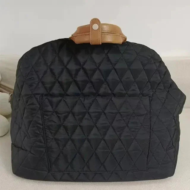 The Verona Luxe Carrier - Quilted Designer Pet Tote