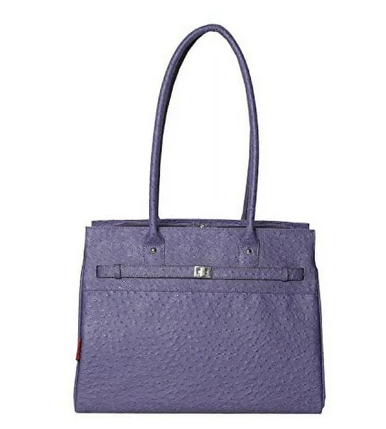 Bark 5th Ave., LLC Ostrich Periwinkle Pet Carrier pet supplies