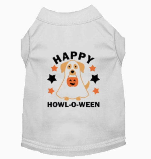 Pumpkin Pup Ghost Dog T-Shirt