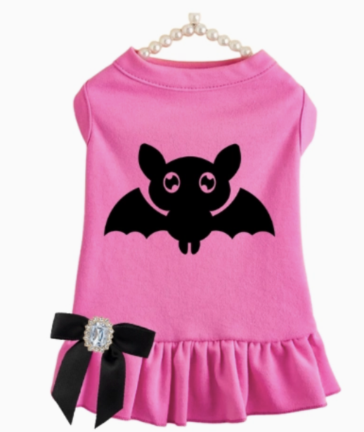 Bubblegum Bat Bijou Jewel Dog Dress