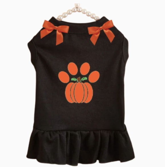 Harvest Paw Pumpkin Party Dress