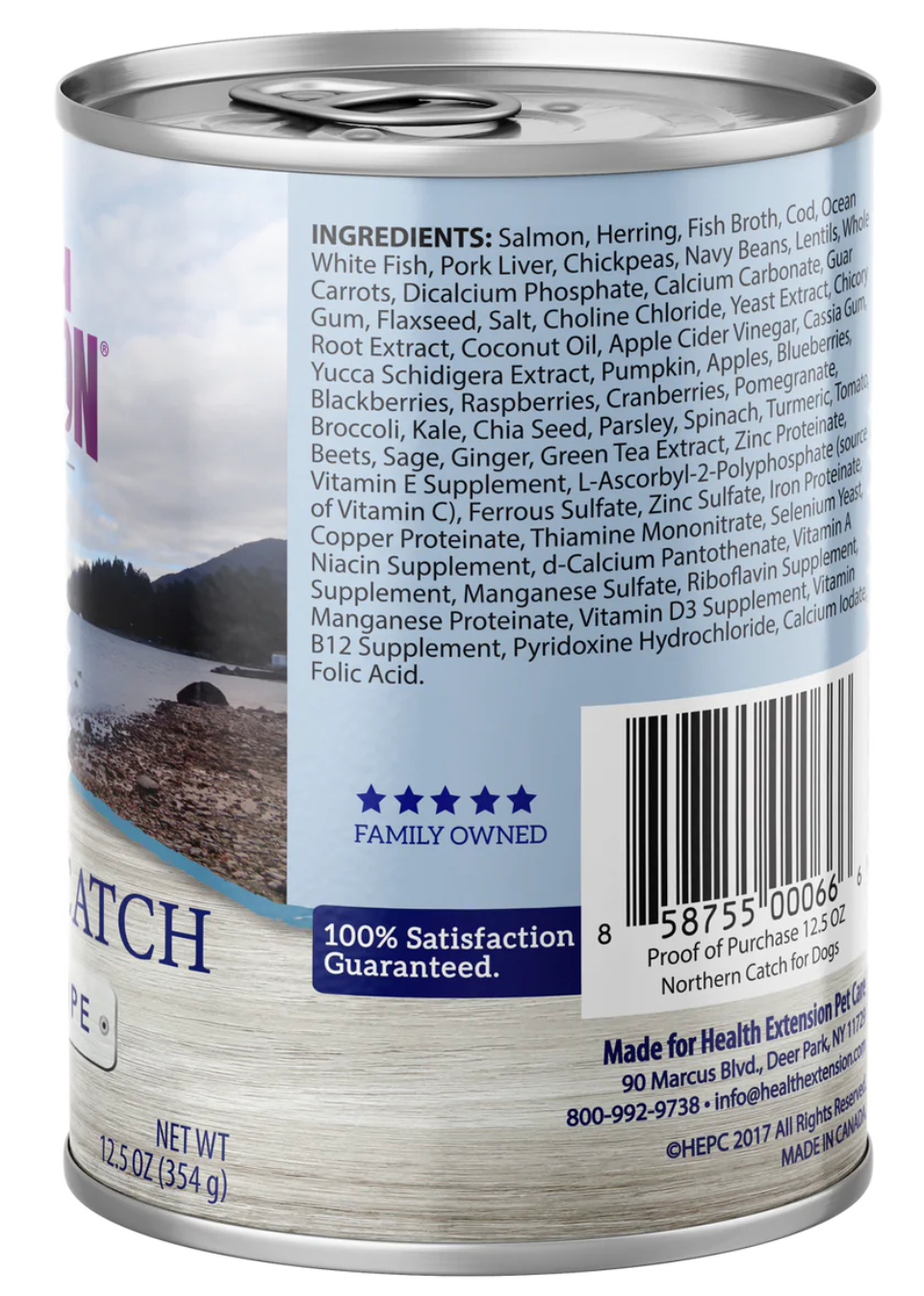 Health Extension Grain Free Nothern Catch Salmon Recipe Dog Can Food (12.5oz)