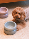 Souffle Pet Bowl-Frozen Blue