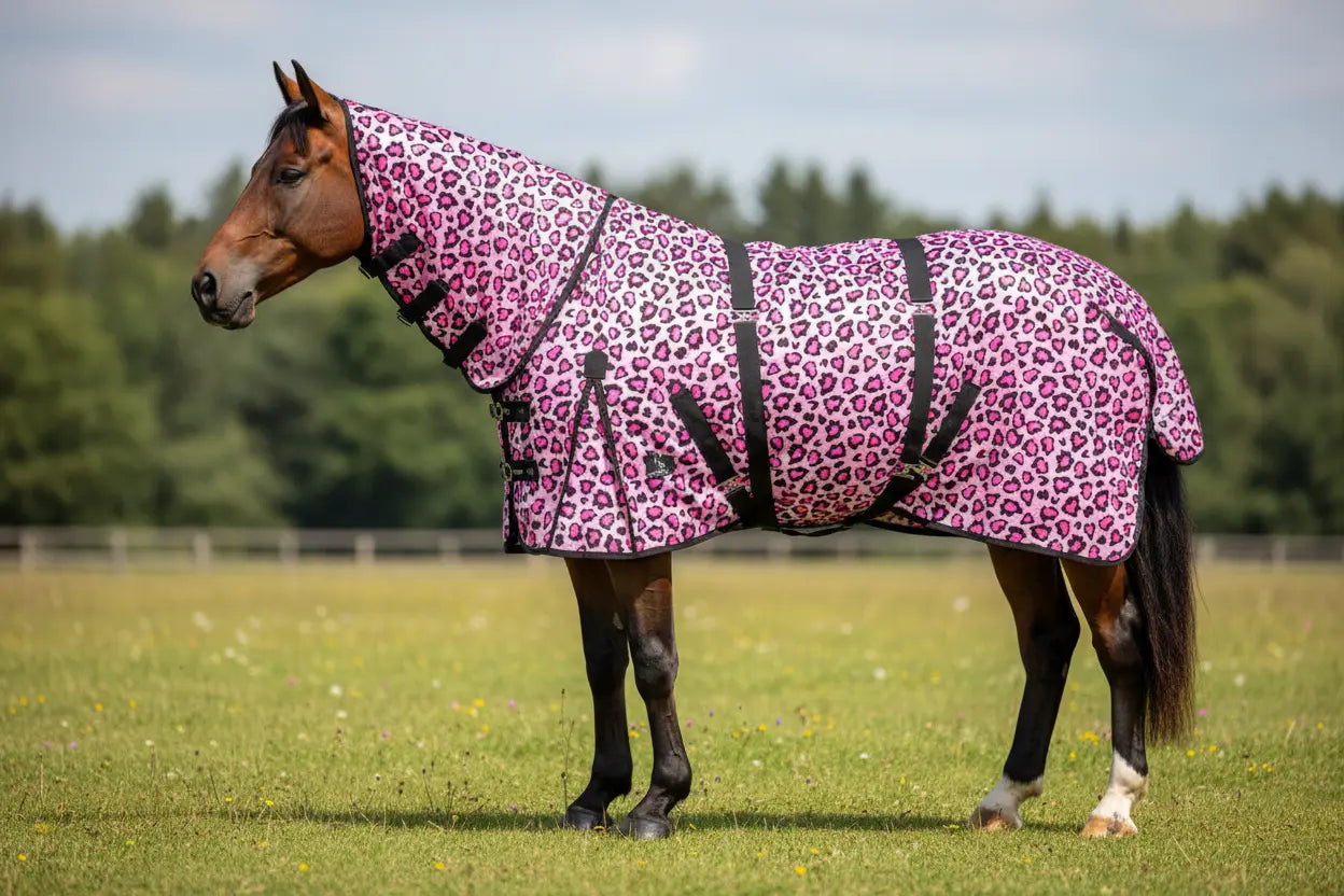 Catty Cowgirl Mid-Weight Fly Sheet with Attached Neck Cover | HT Animal Supply