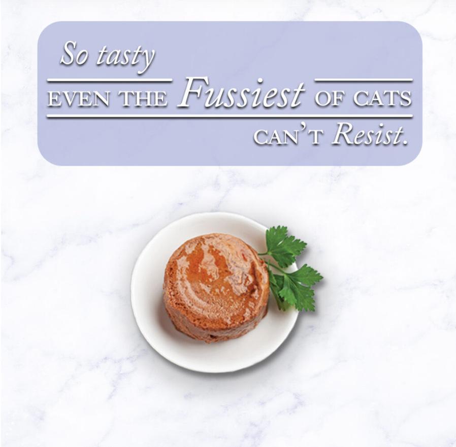 Fussie Cat Fine Dining - Pate - Mackerel Entree in gravy (2.82oz)