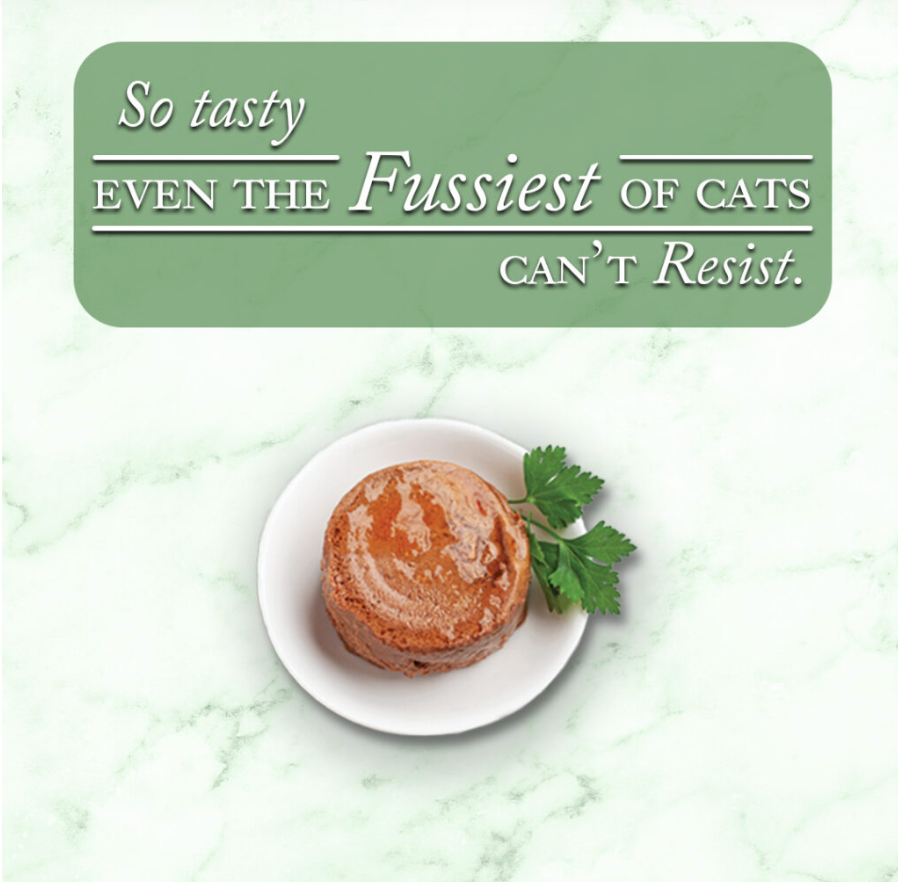 Fussie Cat Fine Dining - Pate - Oceanfish with Salmon Entree in gravy (2.82oz)