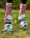 Turquoise Floral AirFlow Sports Boots- 2 Pack