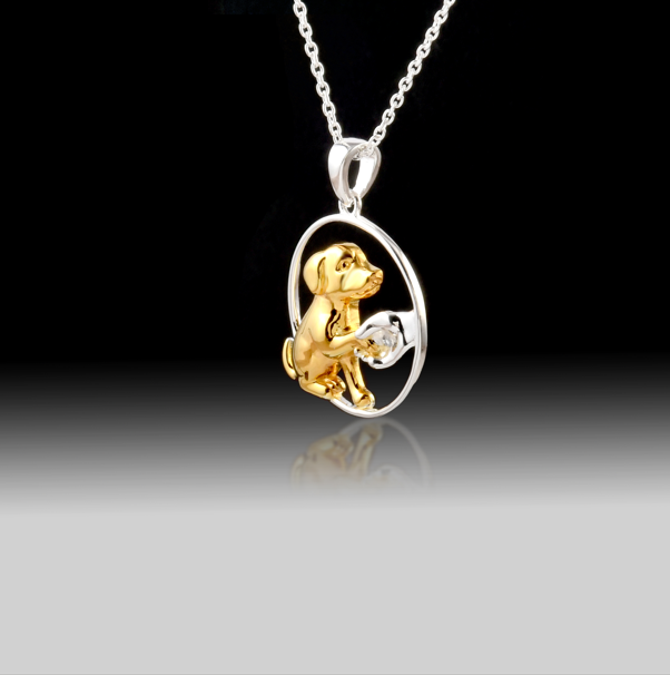 Paw of Promise- 925 Sterling Silver 18k Gold Plated