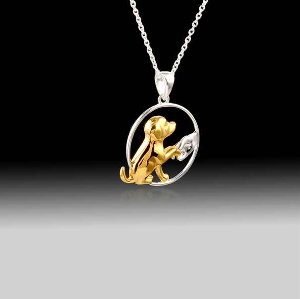 Paw of Promise- 925 Sterling Silver 18k Gold Plated