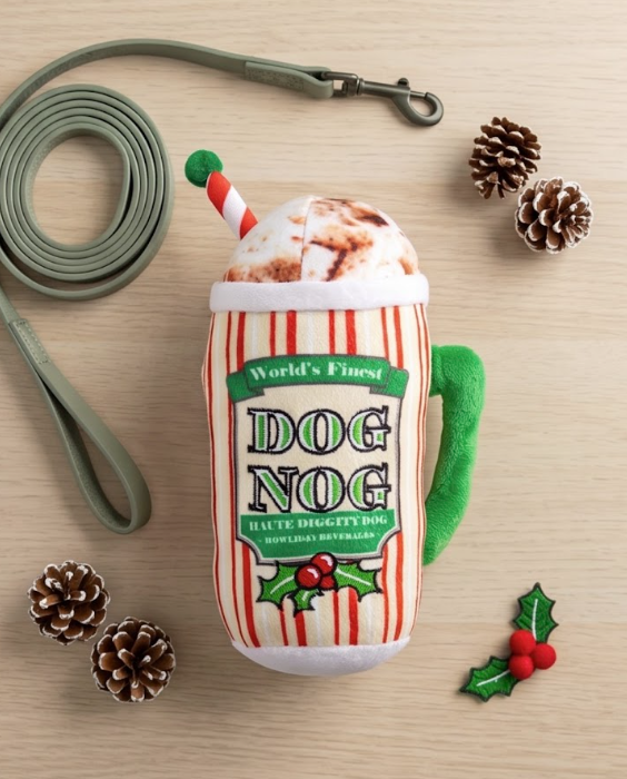 Haute Diggity Dog Haute Chocolate, Puppermint Mocha, & Dog Nog Christmas Plush Dog Toy