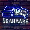 Seattle Seahawks Logo Real Glass Neon Sign