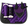 Horse Saddle Pad, Ear Bonnet & Horse Boot Set