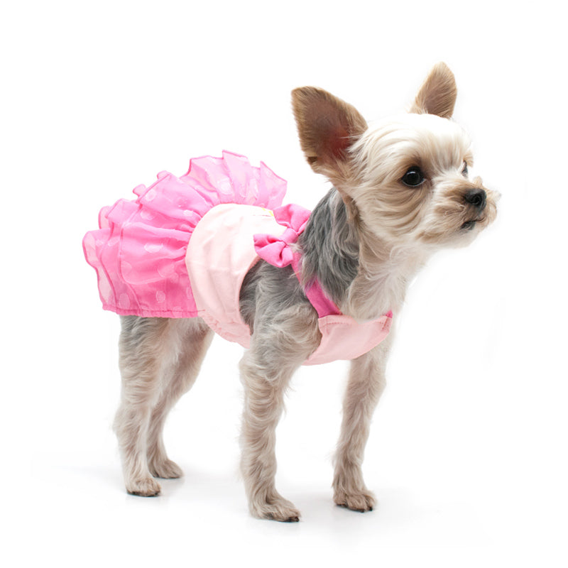DOGO Sequin Flamingo Dog Dress