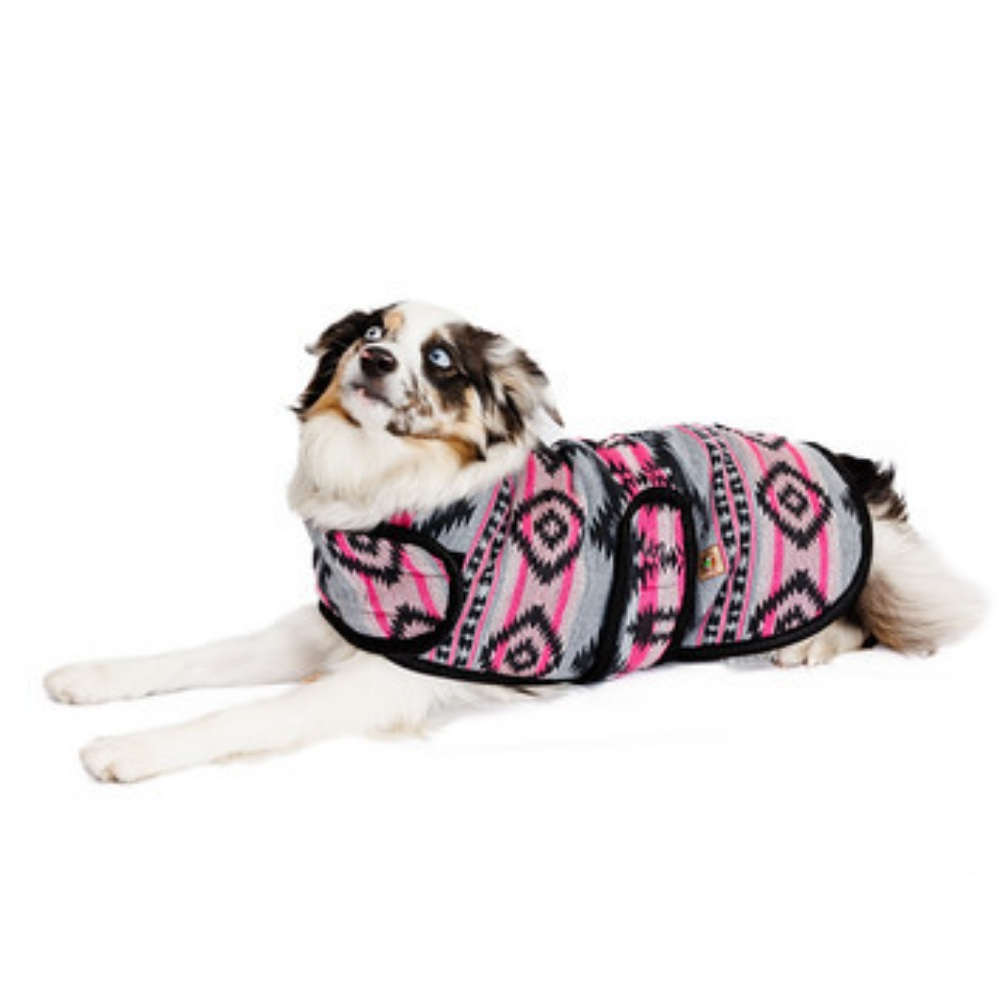 Chilly Dog Sienna Fleece-Lined Dog Blanket Coat