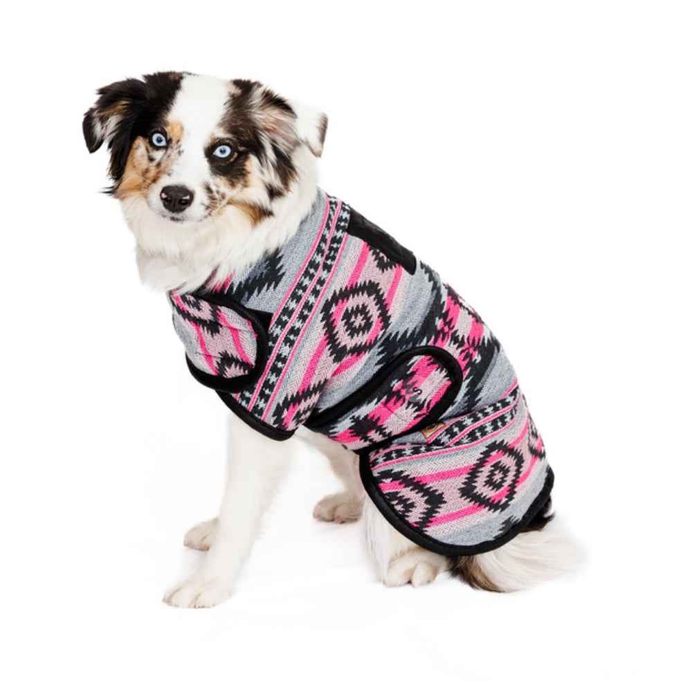 Chilly Dog Sienna Fleece-Lined Dog Blanket Coat
