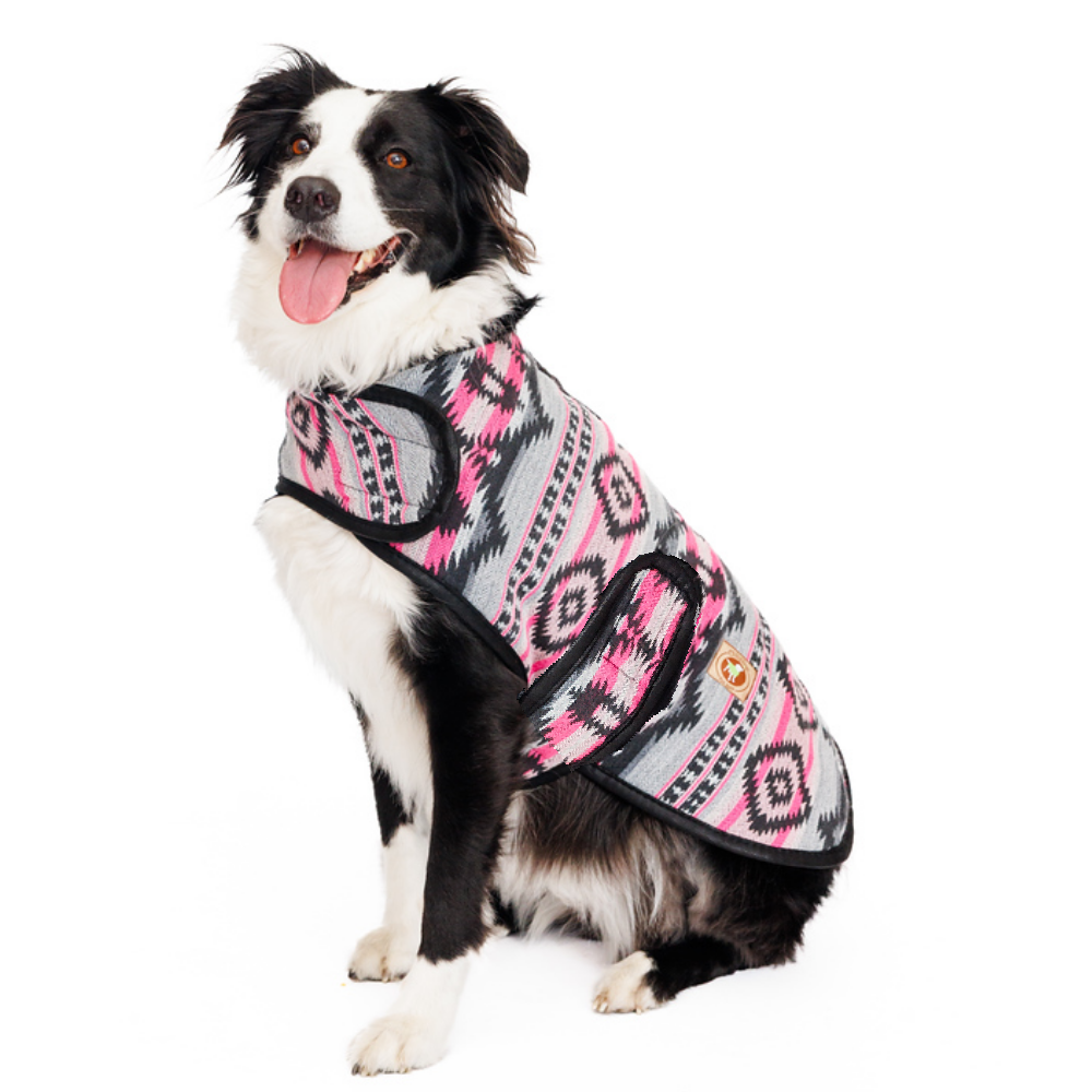 Chilly Dog Sienna Fleece-Lined Dog Blanket Coat