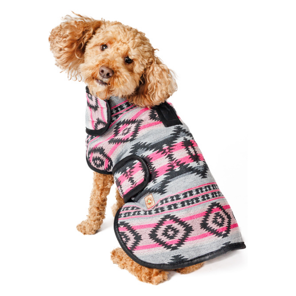 Chilly Dog Sienna Fleece-Lined Dog Blanket Coat