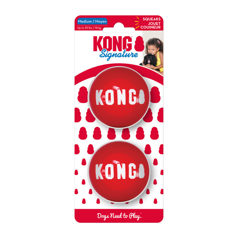 Kong Signature Balls (2pk) - HT Animal Supply